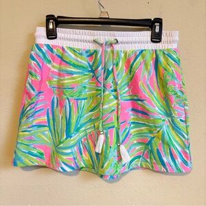 NEW Lilly Pulitzer Zia Pink Green Vibrant Terry Skirt Size Small